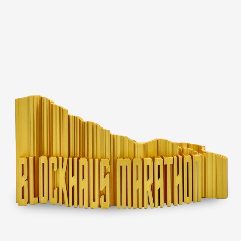 Rappresentazione 3D blockhaus marathon percorso medio