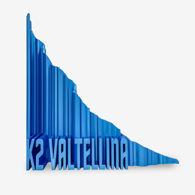 Rappresentazione 3D k2 valtellina